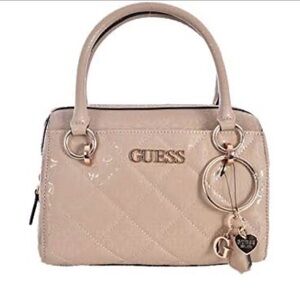 GUESS Tan Quilted Satchel Bag new without tag
